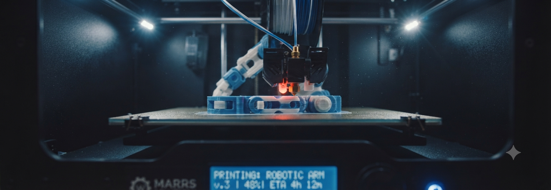 Imprimante 3D en action — atelier MARRS Solutions